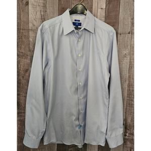 EGARA Light Blue Long Sleeve Button Down SHIRT Men's Size XL T Tall